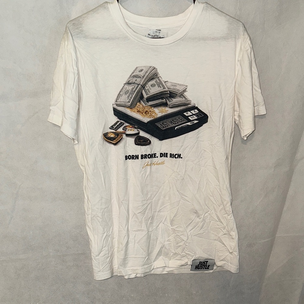 White Graphic T-Shirt for Men